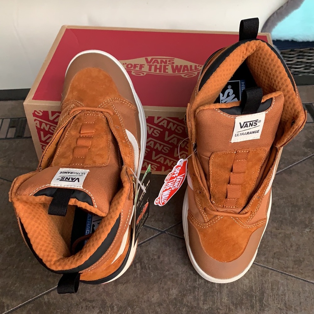 VANS ULTRARANGE EXO HI PUMPKIN SPICE MENS - Picture 11 of 16